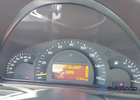 2002 Mercedes-Benz C 240 z USA, uszkodzony, nr VIN WDBRF61J32F231344